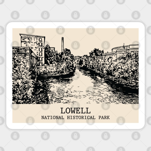 Lowell National Historical Park Magnet by Lakeric
